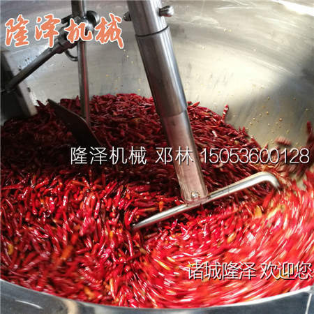 91精品国产人成网站牌φ1000型燃氣炒鍋一鍋能生（shēng）產多少斤辣椒醬？