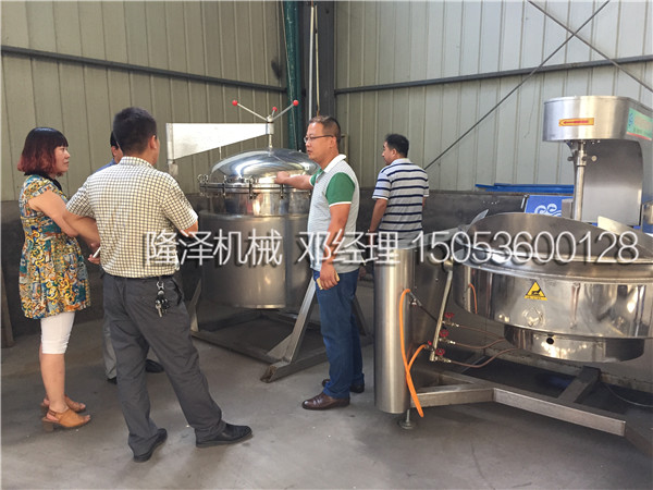 歡迎南通客戶來廠訂購黃（huáng）豆蒸煮鍋